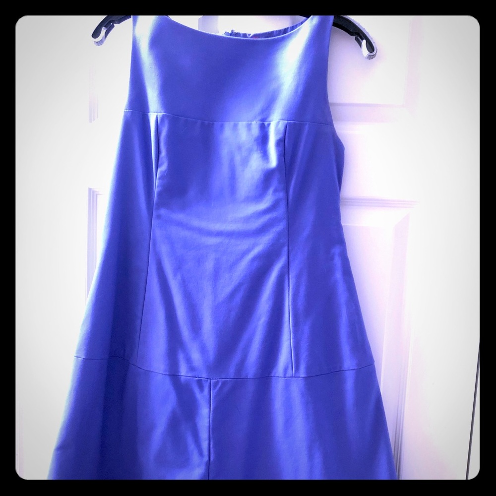 Sinclaire purple fit and flare